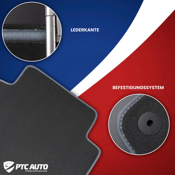 Autoteppiche (grau) Seat Exeo, baujahr 2009 - 2013, karosserie kombi #5 - 3