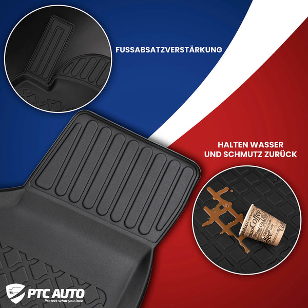 Gummimatten mit hohem Rand Kia Sportage III, baujahr 08.2010 - 12.2015, karosserie suv #1 - 2
