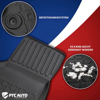 Gummimatten mit hohem Rand Kia Sportage III, baujahr 08.2010 - 12.2015, karosserie suv #1 - 3