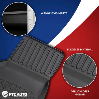 Gummimatten mit hohem Rand Suzuki SX4 S-Cross, baujahr 09.2013 - 2019, karosserie suv #1 - 4