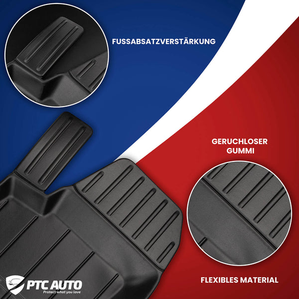 Gummimatten mit hohem Rand Citroen C4 Cactus I, baujahr 08.2014 - 03.2018, karosserie suv #1 - 2