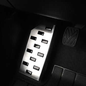 Edelstahl Fußstütze Pedalkappen Renault Laguna III, baujahr 07.2007 - 04.2016, karosserie kombi #1 - 5