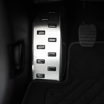 Edelstahl Fußstütze Pedalkappen Nissan Pathfinder, baujahr 2005 - 2013, karosserie suv #2 - 6
